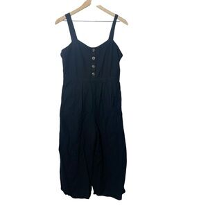 American Eagle Romper/Jumpsuit Size M Black Wide Leg